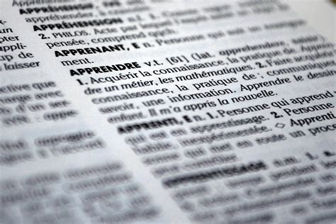 dictionnaires français.